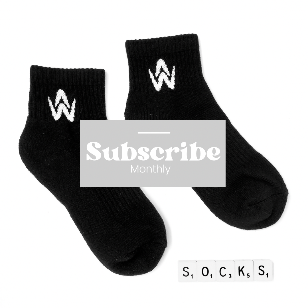 Subscription service for our all time fav socks. 🧦