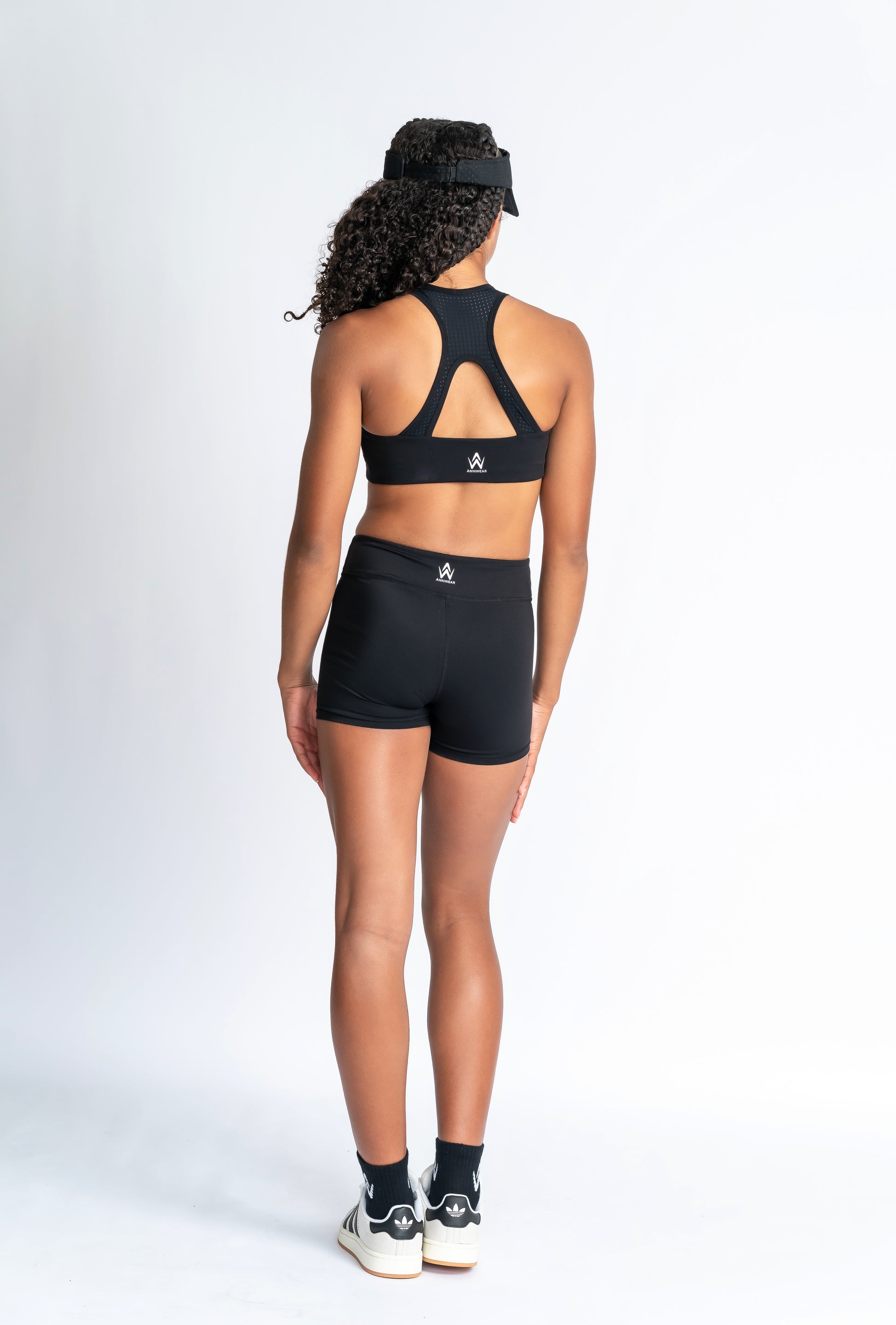 Black Force Crop & Short Set