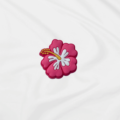 Hibiscus flower Shoe Charm