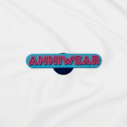 AnniWear Name Shoes Charm Blue & Red