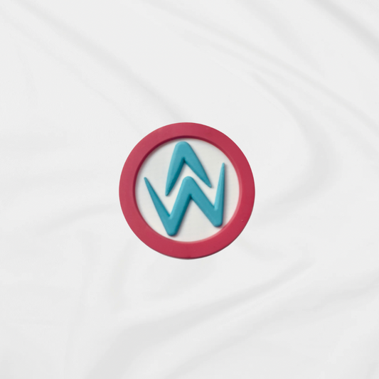 AnniWear Signature Logo Shoe charm red & Teal