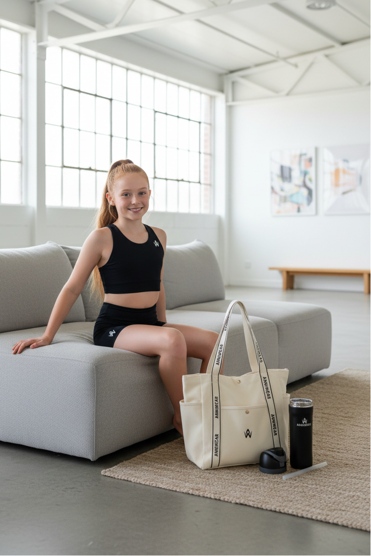 Black Force Set - Sitting on Lounge with Tote & Onyx FreeSip